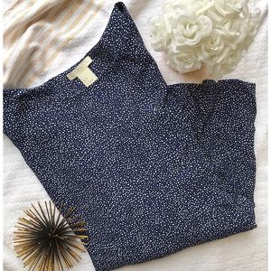 Blue Polka Dot Shirt